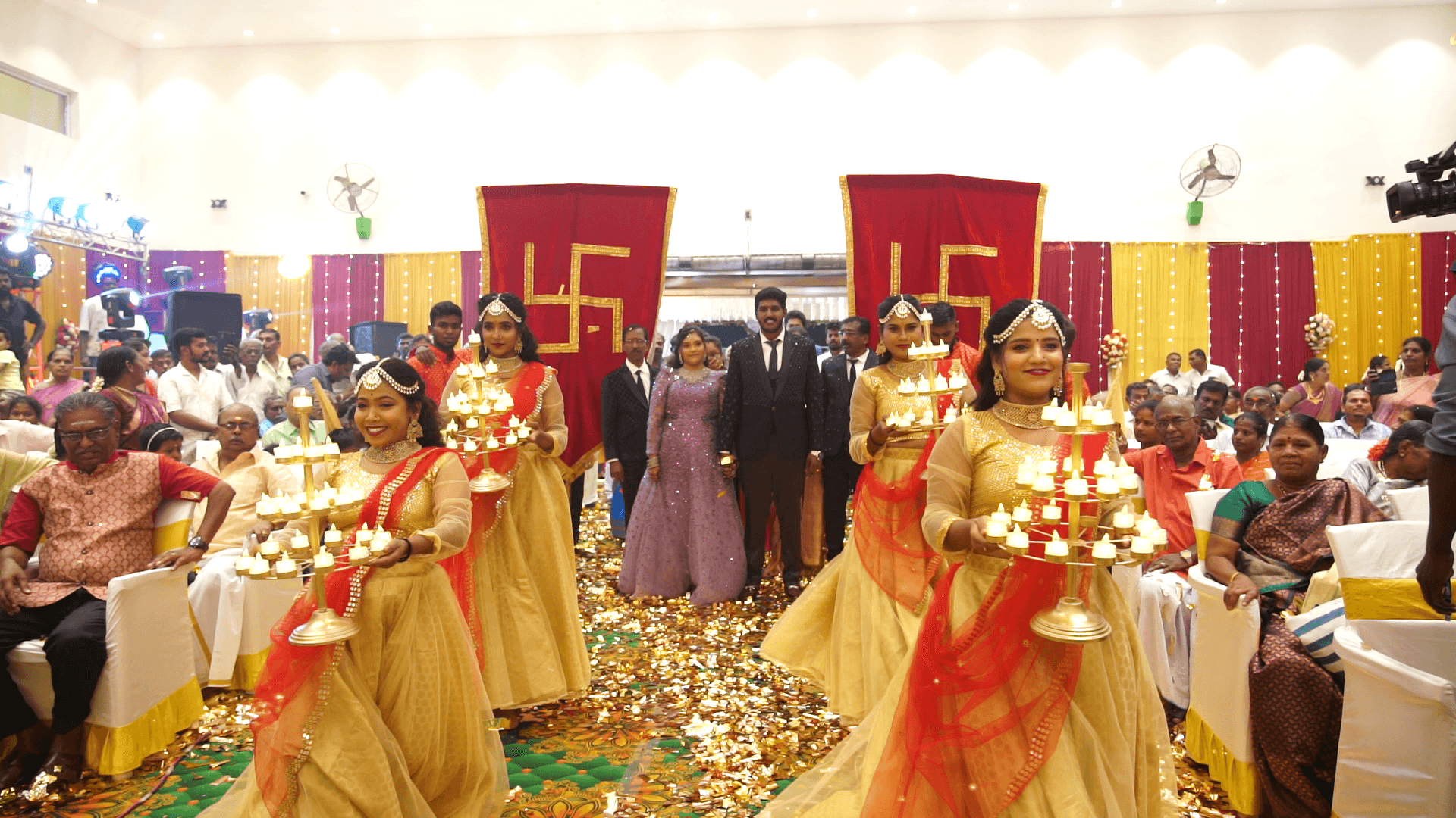 Varmala lamp grand entry